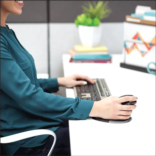 Fellowes Penguin Ambidextrous Vertical Mouse Wireless Large Black/Grey