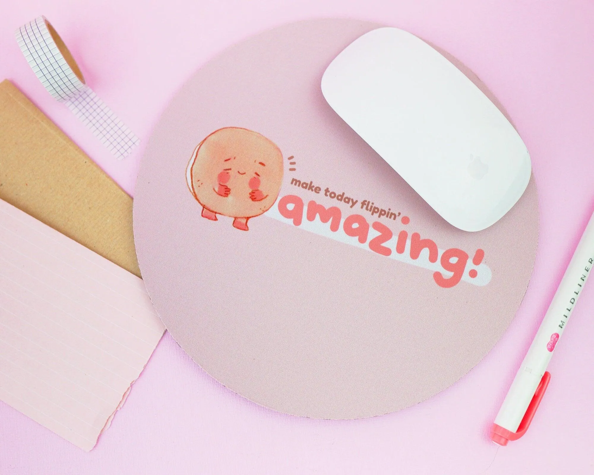 Flippin' Amazing Pancake Mouse Pad | Cute Desk Mat for Work, Study or Gaming