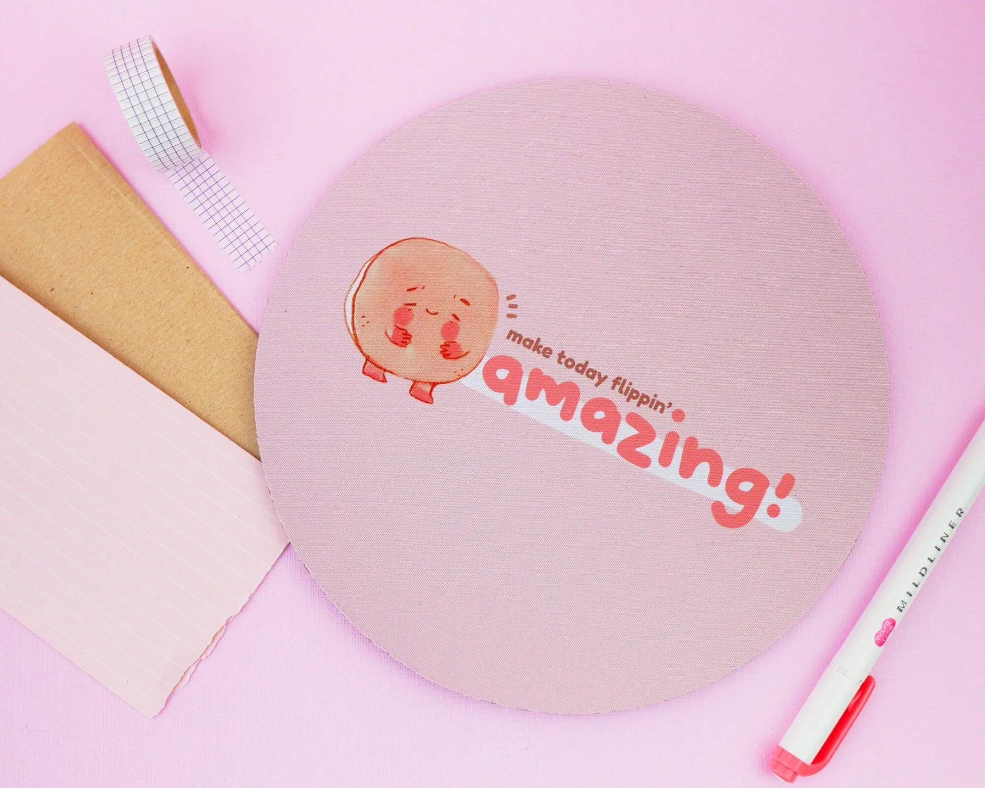 Flippin' Amazing Pancake Mouse Pad | Cute Desk Mat for Work, Study or Gaming