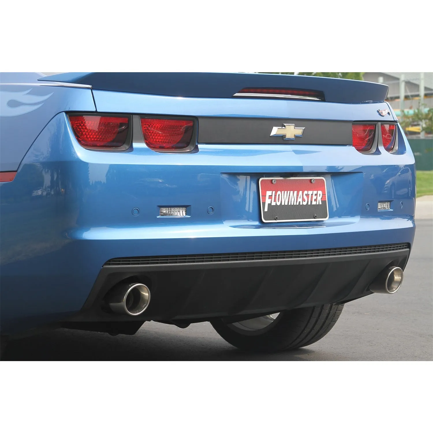 Flowmaster American Thunder Axle-Back Dual Exhaust System - 2010-14 Chevy Camaro 3.6L V6