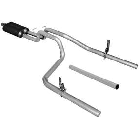 Flowmaster American Thunder Cat-Back Exhaust System - 2-1/2 in Diameter - Dual Rear Exit - Mopar Gen III Hemi - Ram Fullsize Truck 1994-02