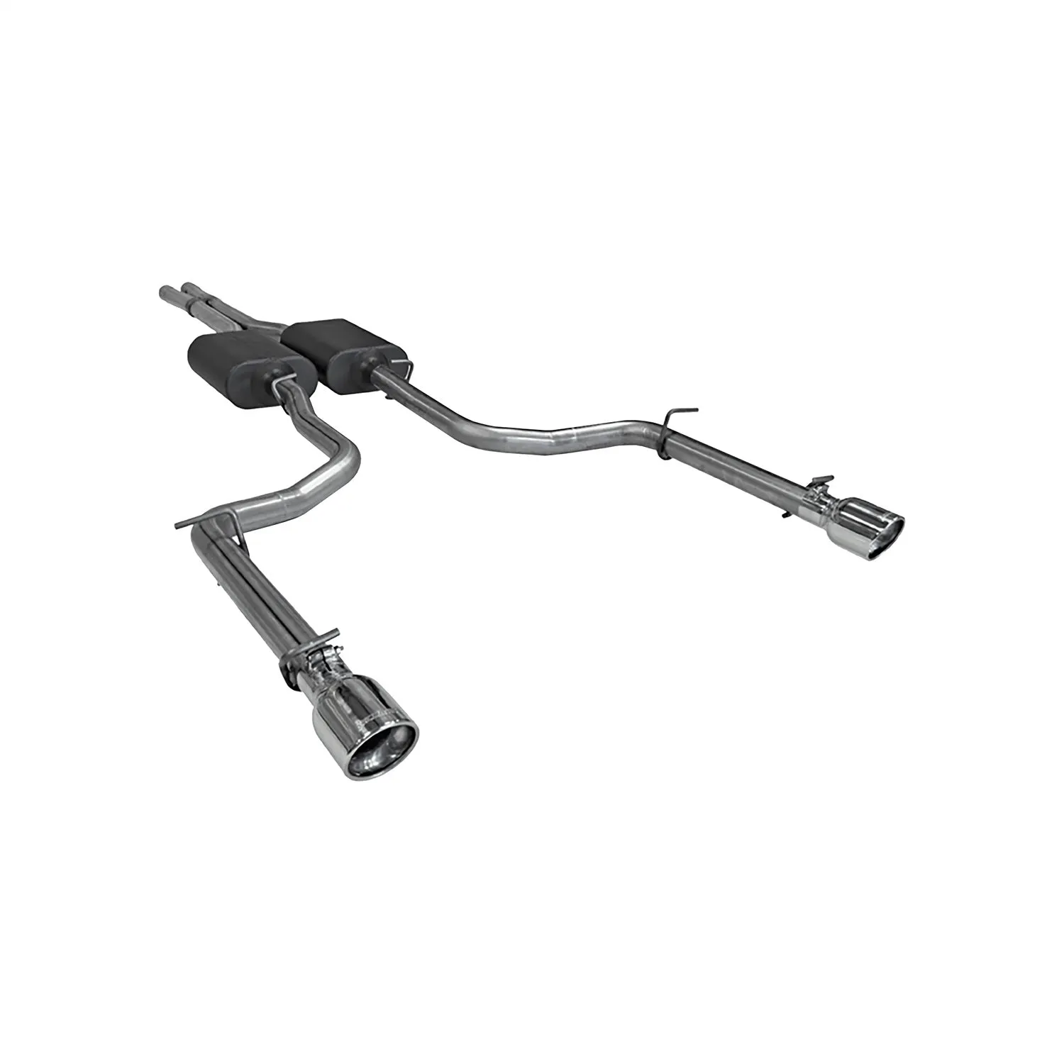 Flowmaster American Thunder Dual Exhaust System - 2005-10 Dodge Charger RT/Magnum RT/Chrysler 300C 5.7L