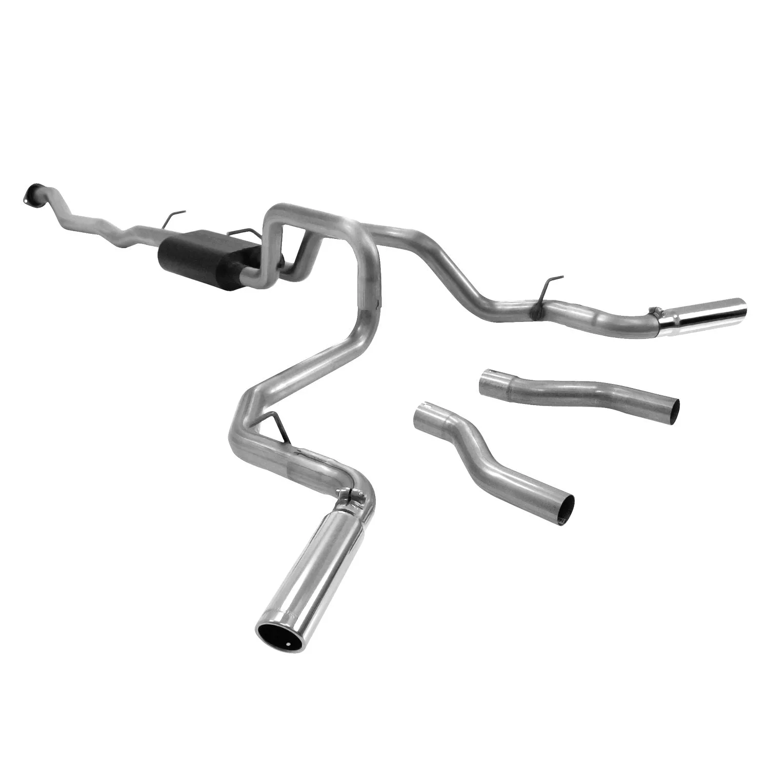 Flowmaster American Thunder Exhaust System Cat Back 2-1/2" Tailpipe Steel - Aluminized