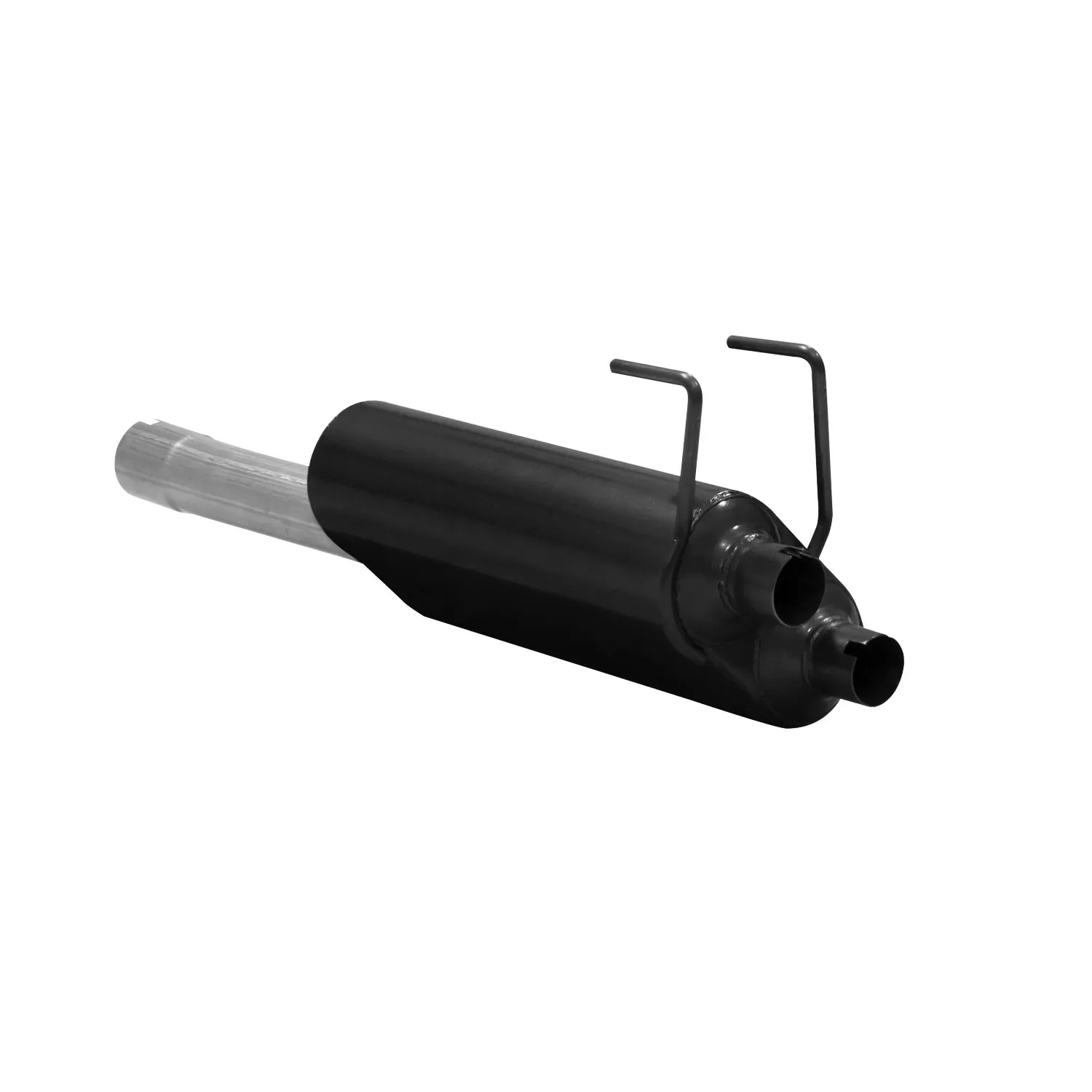 Flowmaster American Thunder Muffler 3" Offset Inlet Dual 2-1/4" Outlets 18 x 9-3/4 x 4" Oval Body - Stainless