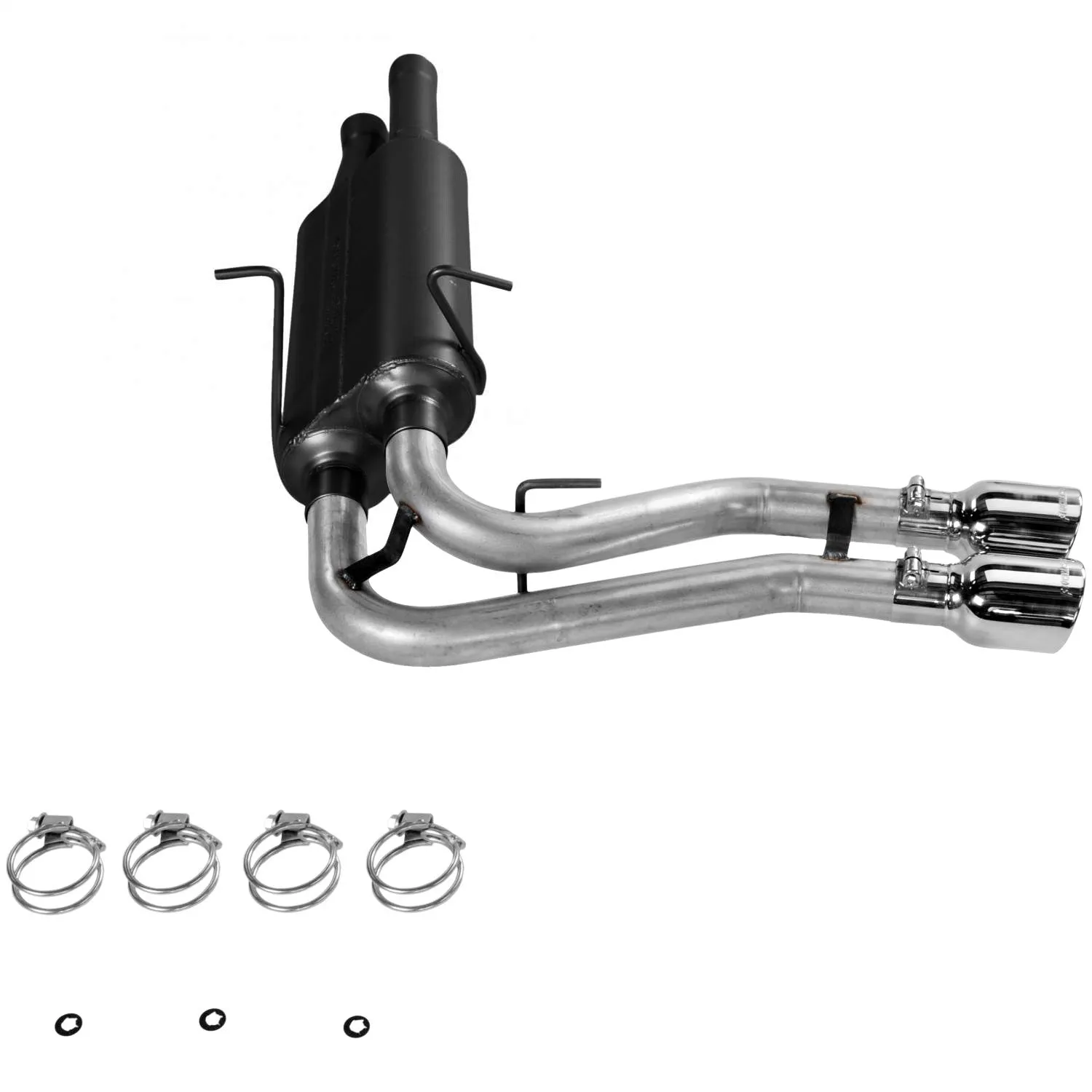 Flowmaster American Thunder Muscle Truck Single Exhaust System - 1999-2004 Ford Lightning 5.4L Supercharged