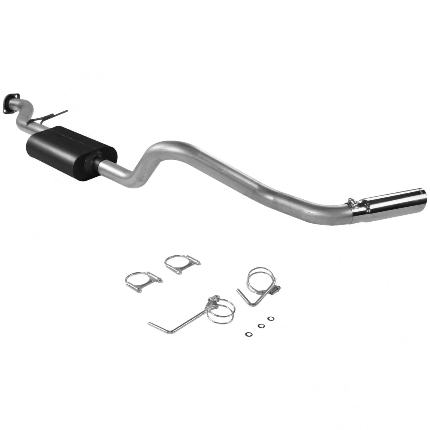 Flowmaster Force II Single Exhaust System - 1999-2006 Chevy/GMC/2007 Classic 1500 4.3L/4.8L/5.3L