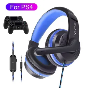 For PS4 High quality Gamer Headphone With Microphone 3.5mm Jack Noise Cancel Gaming Headset Stereo Bass casco For Phone Tablet