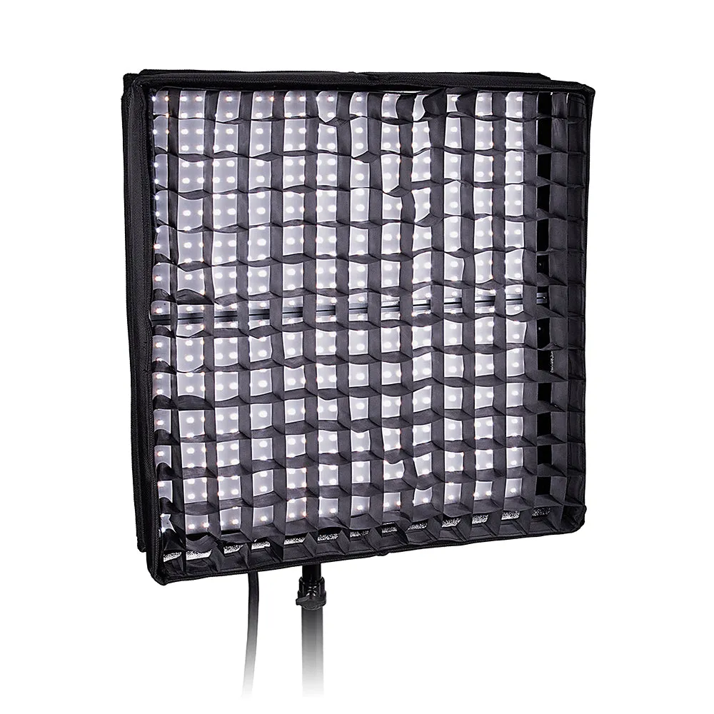 Fotodiox Pro Eggcrate Grid for SkyFiller Wings 2x2 Lights - Fits SkyFiller Wings LED Lighting SFW-150SS/RGB - 2x2 Bi-Color & RGB T Folding LED Panels - 50 Degree Grid (2x2x1.5" Openings)