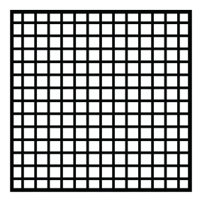 Fotodiox Pro Eggcrate Grid for SkyFiller Wings 2x2 Lights - Fits SkyFiller Wings LED Lighting SFW-150SS/RGB - 2x2 Bi-Color & RGB T Folding LED Panels - 50 Degree Grid (2x2x1.5" Openings)