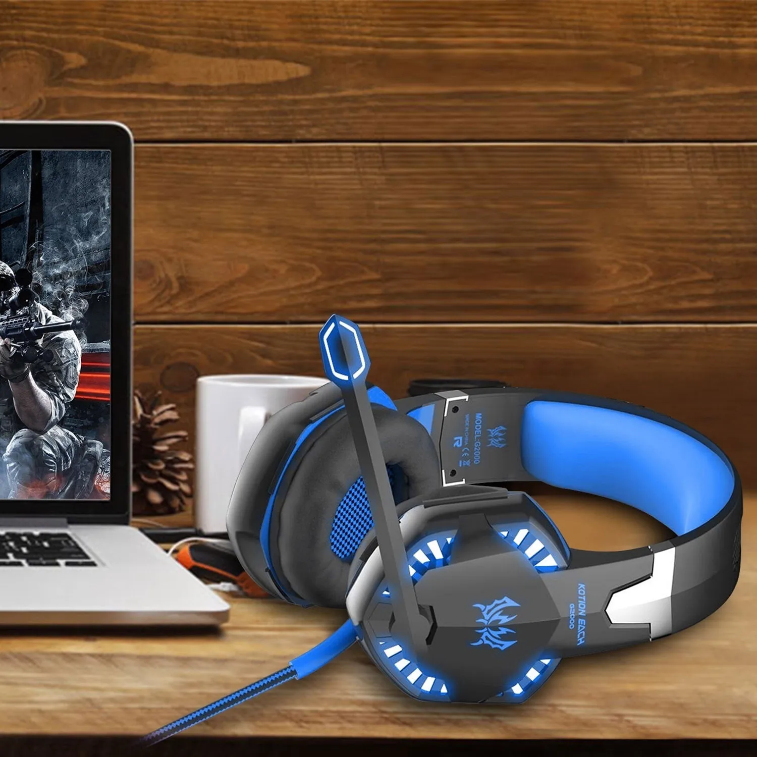 Gaming Headset Over Ear Headphones