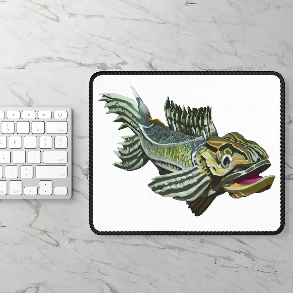 Green Fish Gaming Mouse Pad