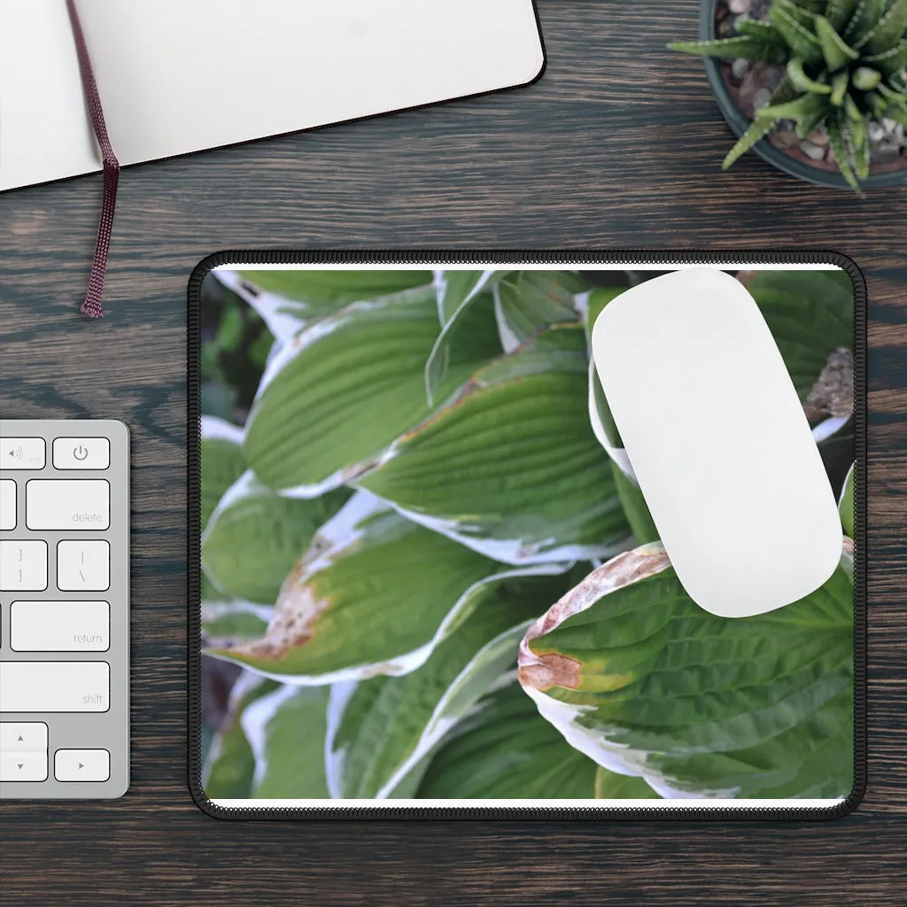Green Leaves Gaming Mouse Pad