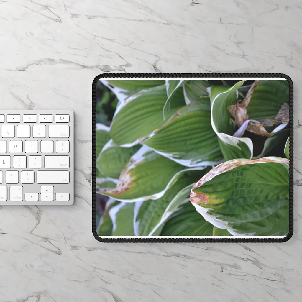 Green Leaves Gaming Mouse Pad