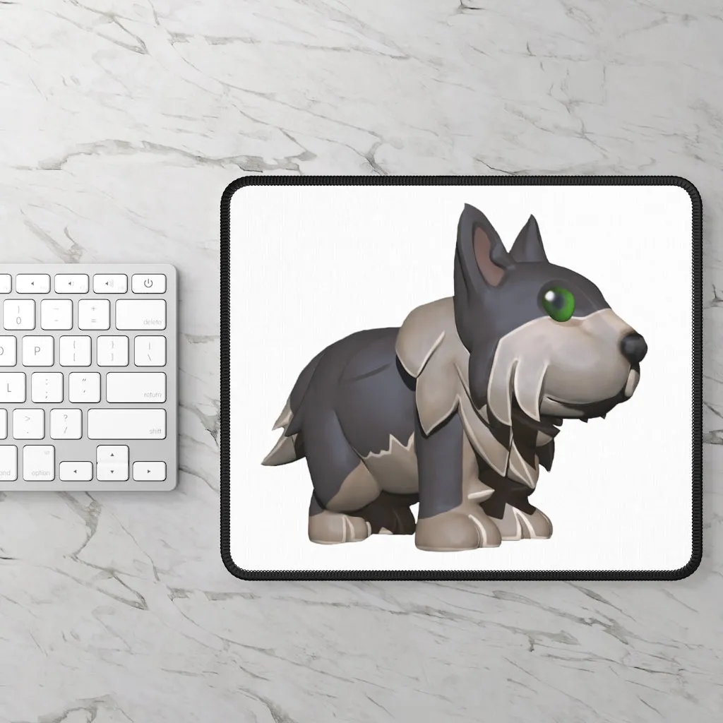 Grey Dog Gaming Mouse Pad
