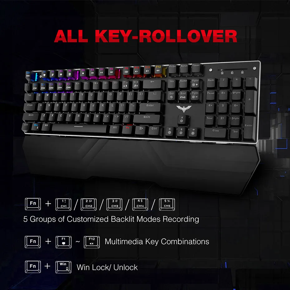 HAVIT Mechanical LED Gaming Keyboard