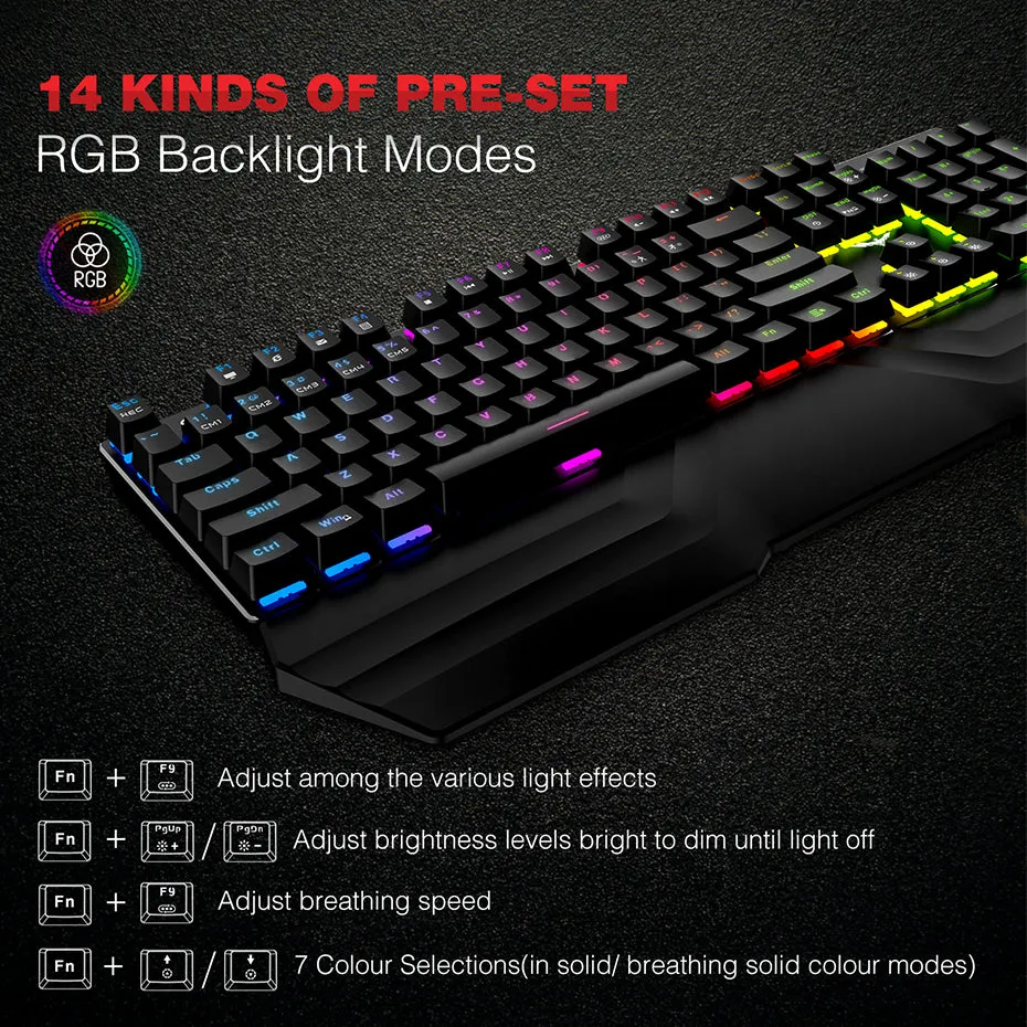 HAVIT Mechanical LED Gaming Keyboard