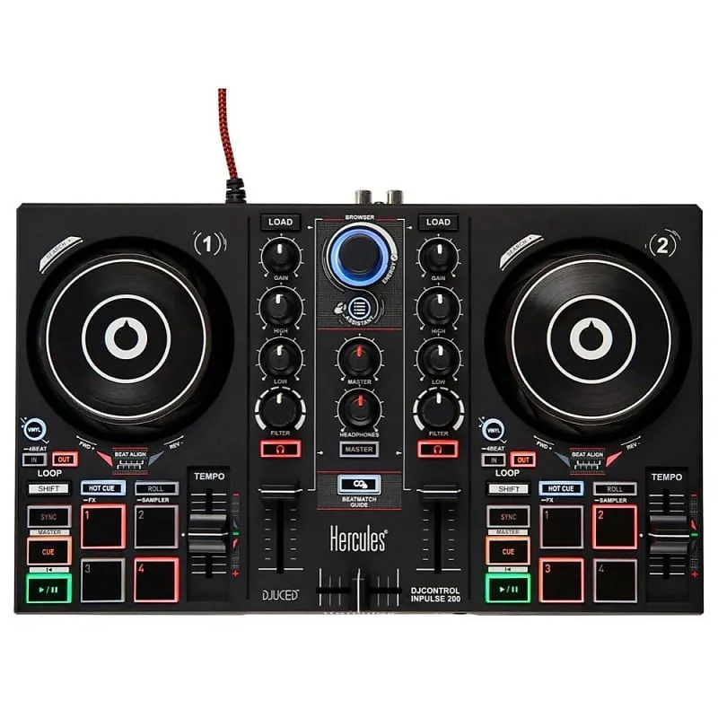 Hercules Inpulse 200 DJ Controller with DJUCED Software Inpulse 200 DJ Controller with DJUCED Software