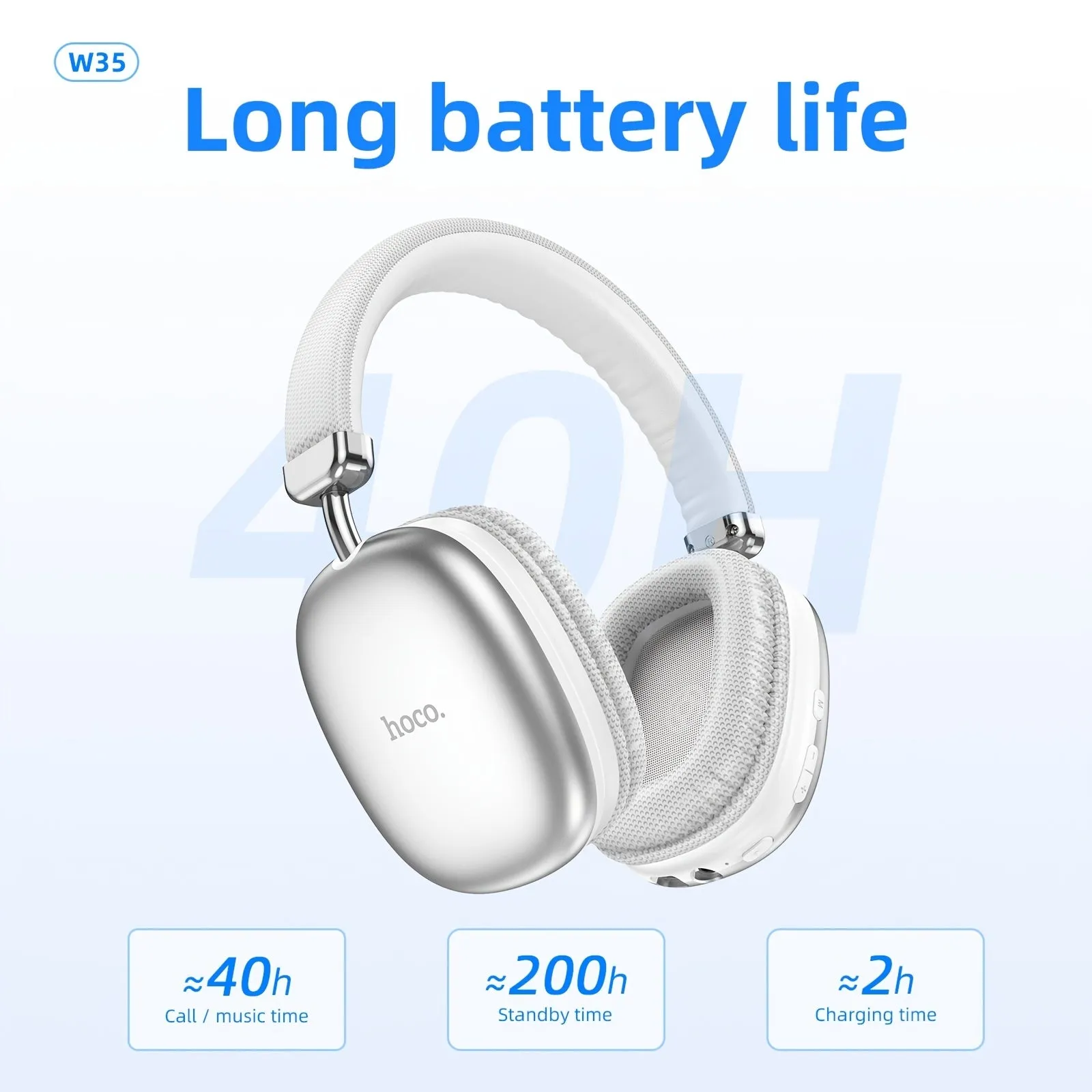 HOCO W35 Wireless Headphone Sport HiFi Music Headset