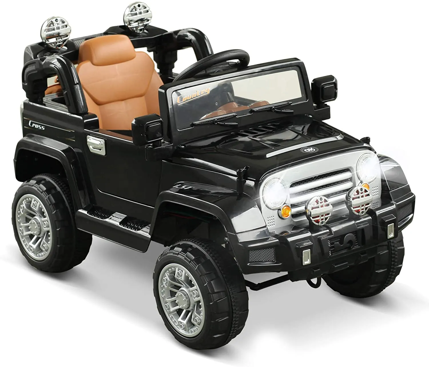 Kids Ride-on Car, Off-Road Truck with MP3 Connection, and Remote Control, 12V Motor