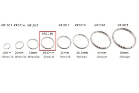 KR1016  29.5mm Split Key Ring Clasp