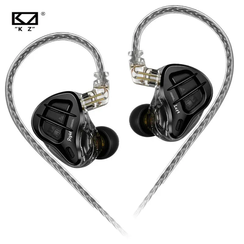 KZ ZAR Hybrid Driver In-Ear Monitor 1DD 7BA Earphones HiFi Wired Headphones for Music, DJ & Gaming