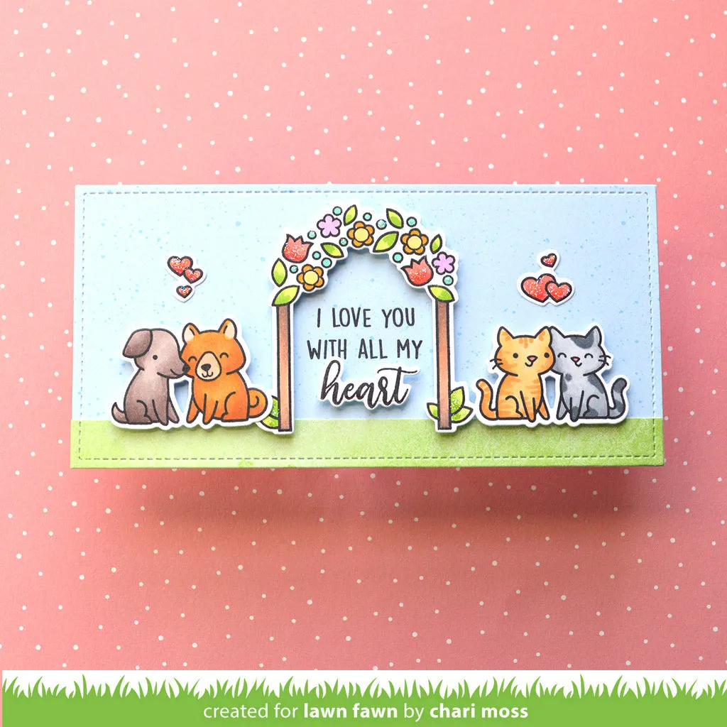 LAWN FAWN: Happy Couples | Stamp & Lawn Cuts Die Bundle