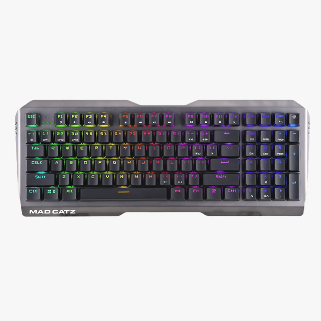 Mad Catz The Authentic S.T.R.I.K.E. 13 Mechanical Gaming Keyboard, Black