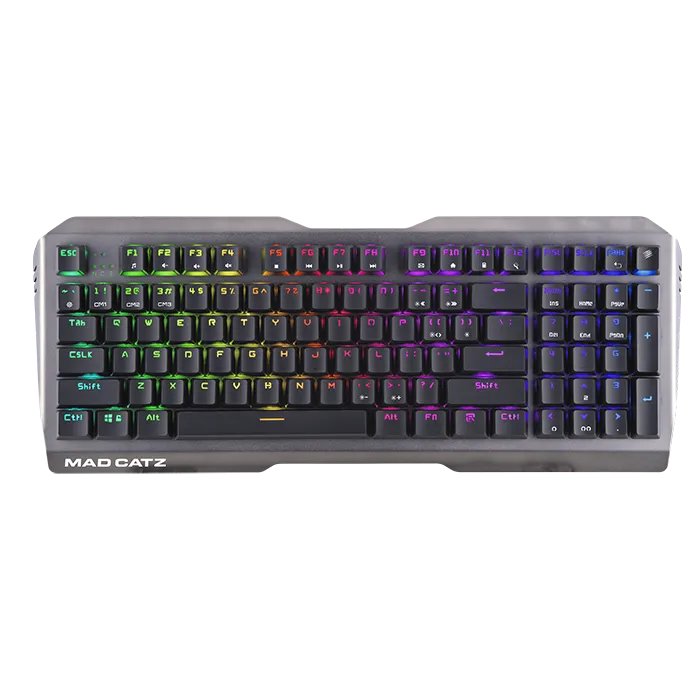 Mad Catz The Authentic S.T.R.I.K.E. 13 Mechanical Gaming Keyboard, Black