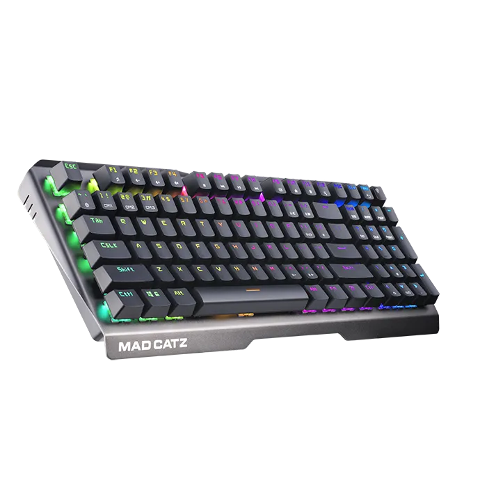 Mad Catz The Authentic S.T.R.I.K.E. 13 Mechanical Gaming Keyboard, Black