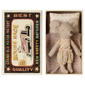 Maileg Little Sister Mouse in a Matchbox