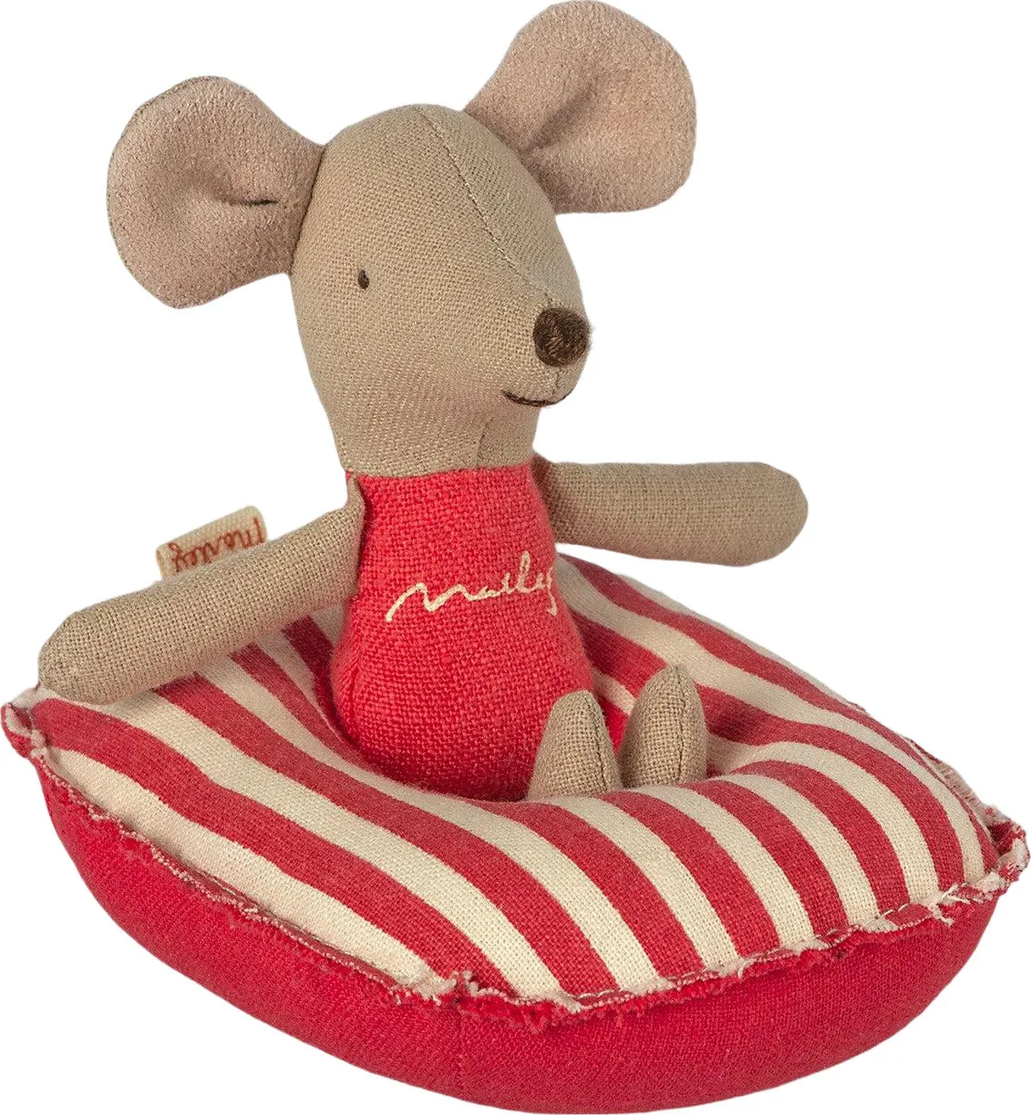 Maileg Red Stripe Rubber Boat for Small Mouse