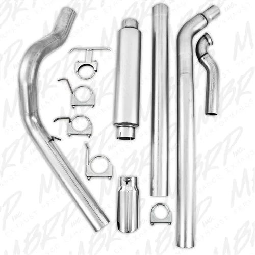 MBRP 4" Turbo Back, Single Side Exit, 1998-2003 Ford Powerstroke 7.3L, S6200AL