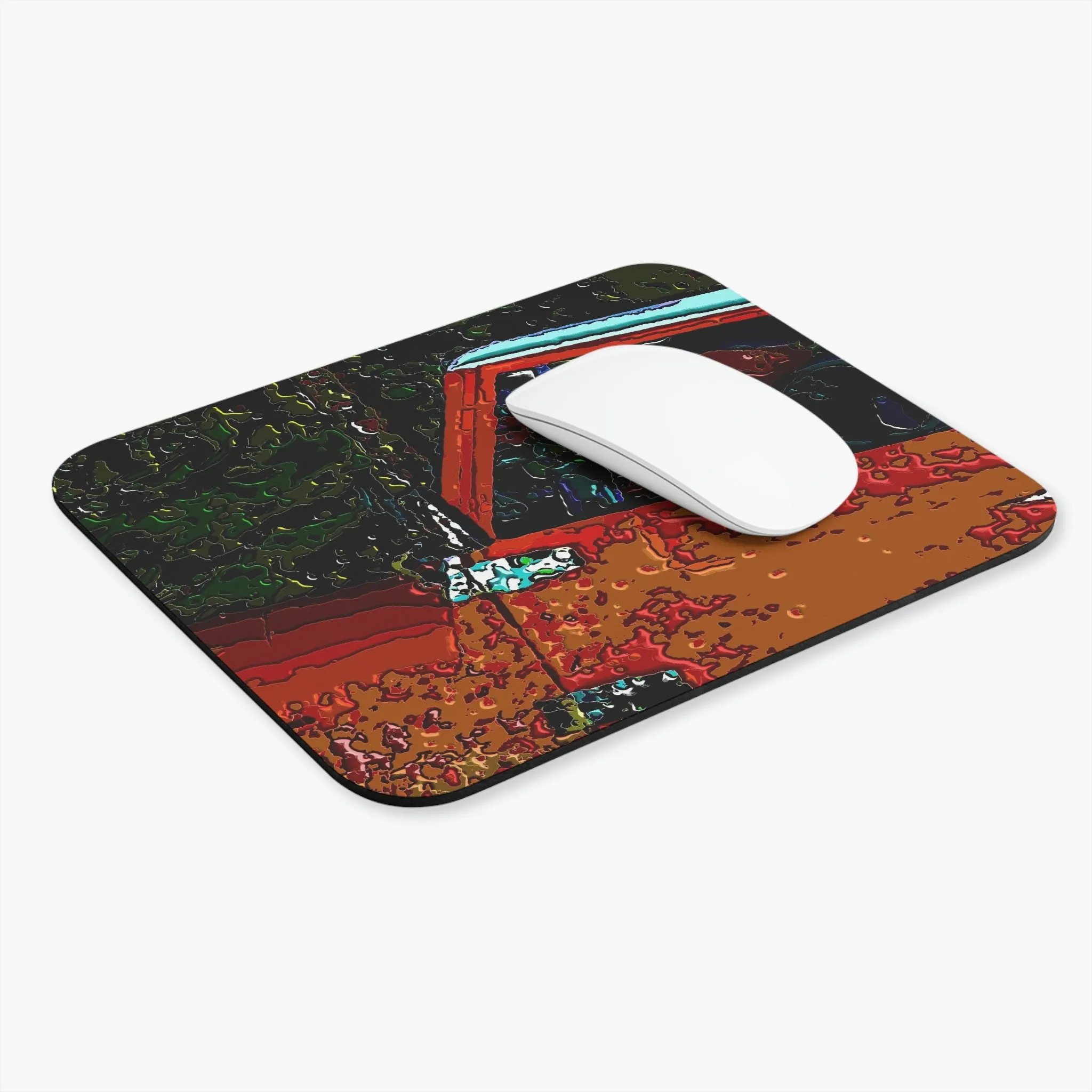 Mouse Pad (Rectangle) ... How-To-Drive-Idaho's-Mountain_Roads ... "Like A Professional" ... "Truckin' Like The Doo-Dah-Man" ...