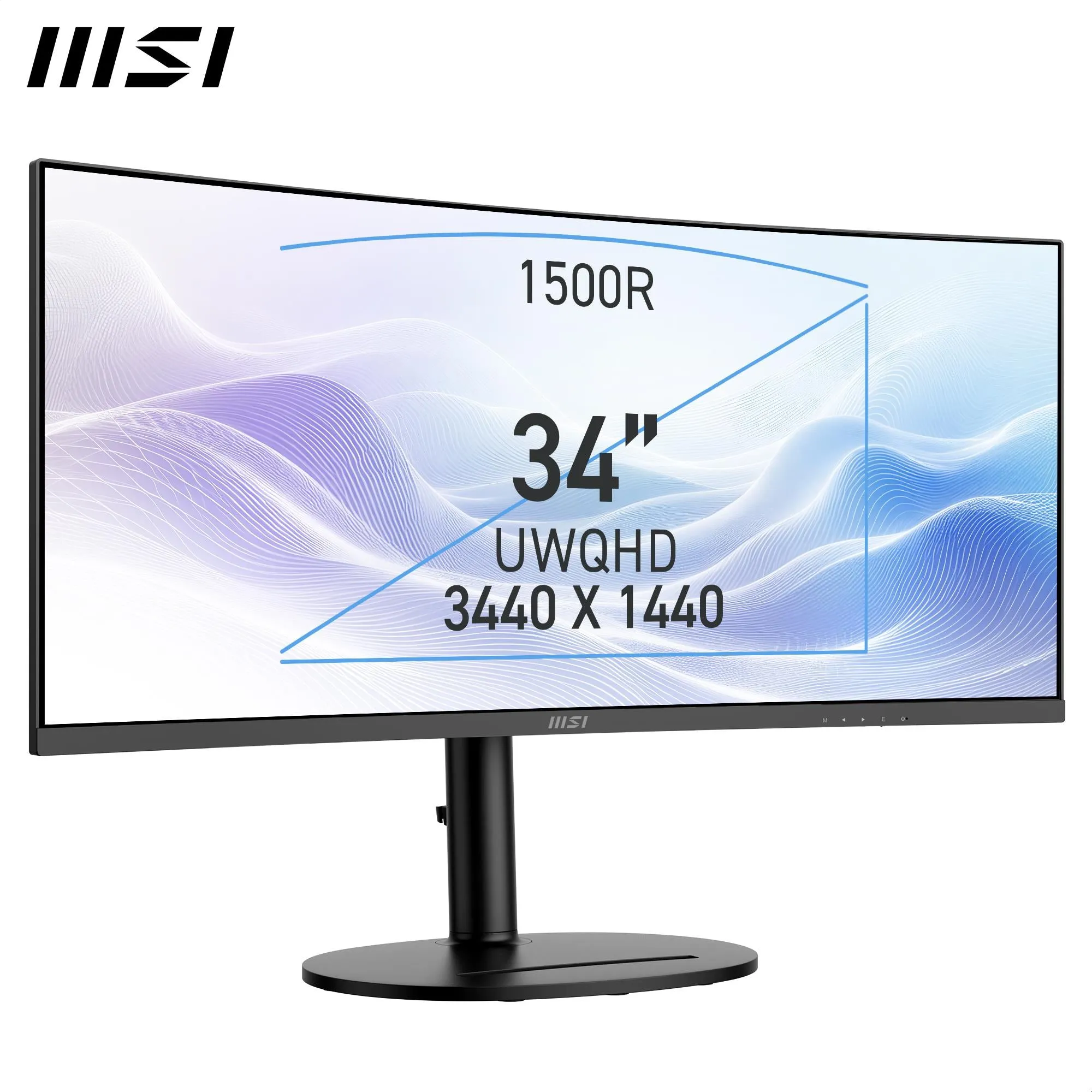 MSI Modern MD342CQP 34" UWQHD 120Hz USB-C 98W Curved Professional Monitor
