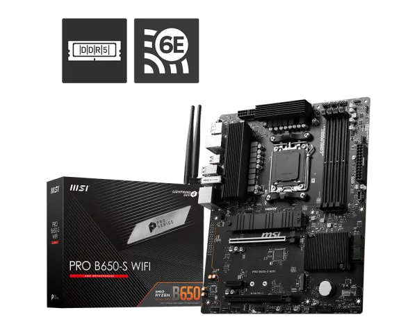 MSI Motherboard PRO B650 S WIFI