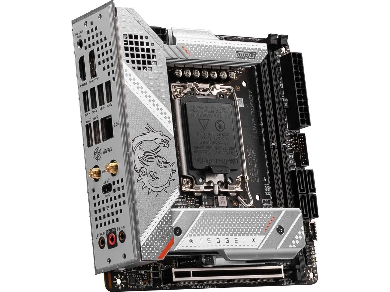 MSI MPG Z790I EDGE WIFI DDR5,LGA 1700 Mini-ITX Motherboard