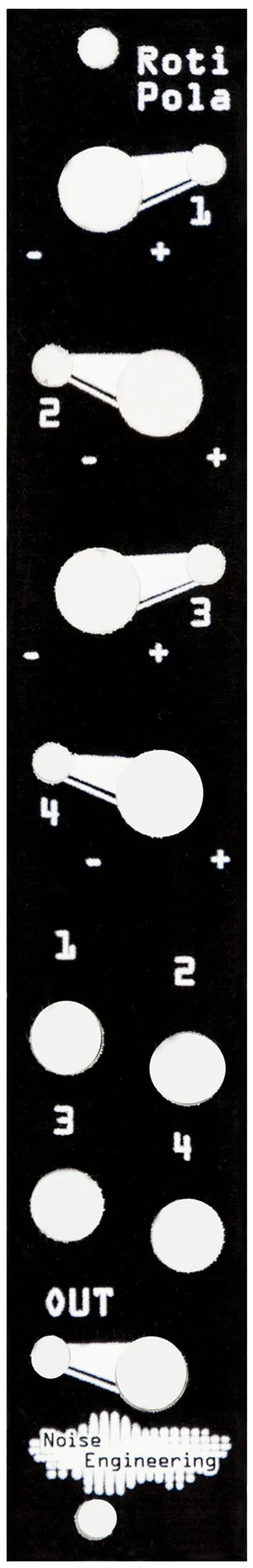 Noise Engineering Roti Pola Black/ Blind Panel