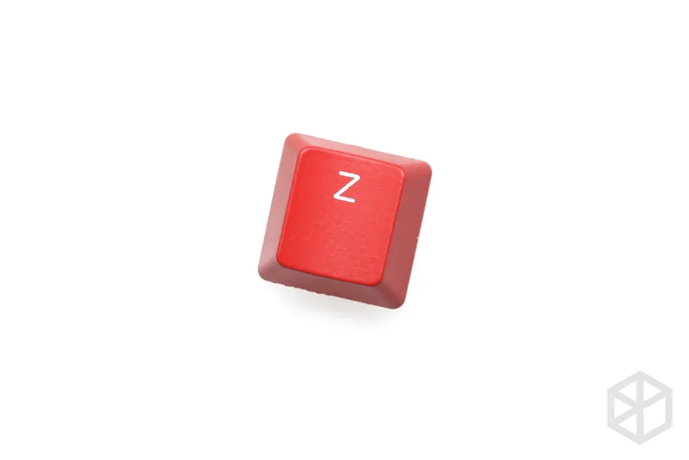 Novelty Shine Through Keycaps ABS Etched qwer asdf zxcv red custom mechanical keyboards gaming key