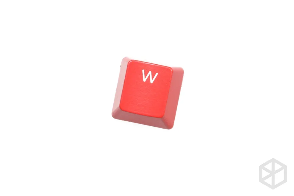 Novelty Shine Through Keycaps ABS Etched qwer asdf zxcv red custom mechanical keyboards gaming key