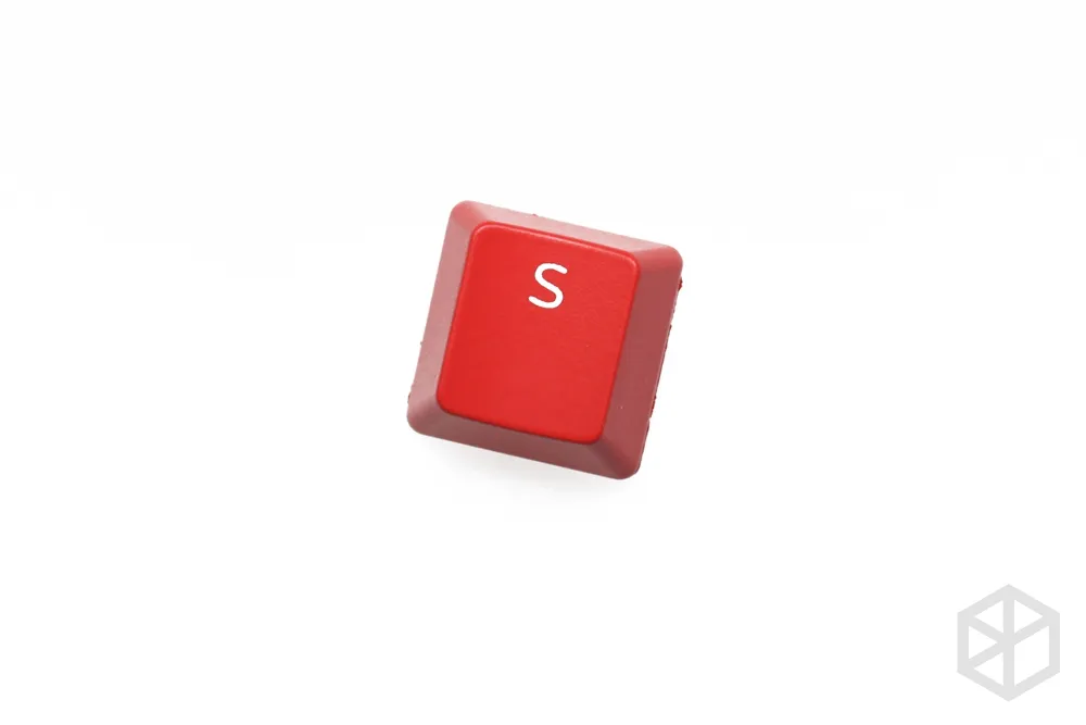 Novelty Shine Through Keycaps ABS Etched qwer asdf zxcv red custom mechanical keyboards gaming key