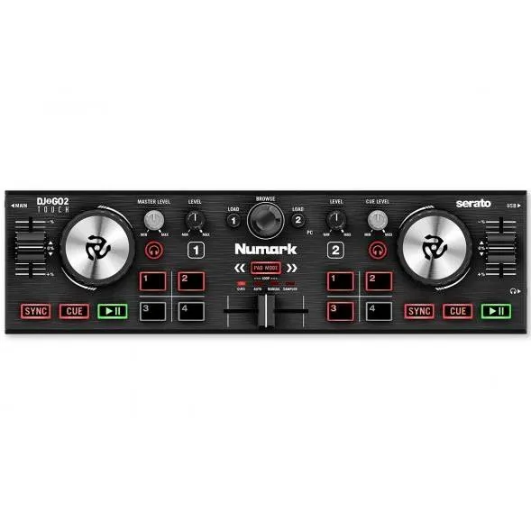 Numark DJ2GO2TOUCH Pocket DJ Controller and XB-DJ2GO2 Soft Case Bundle