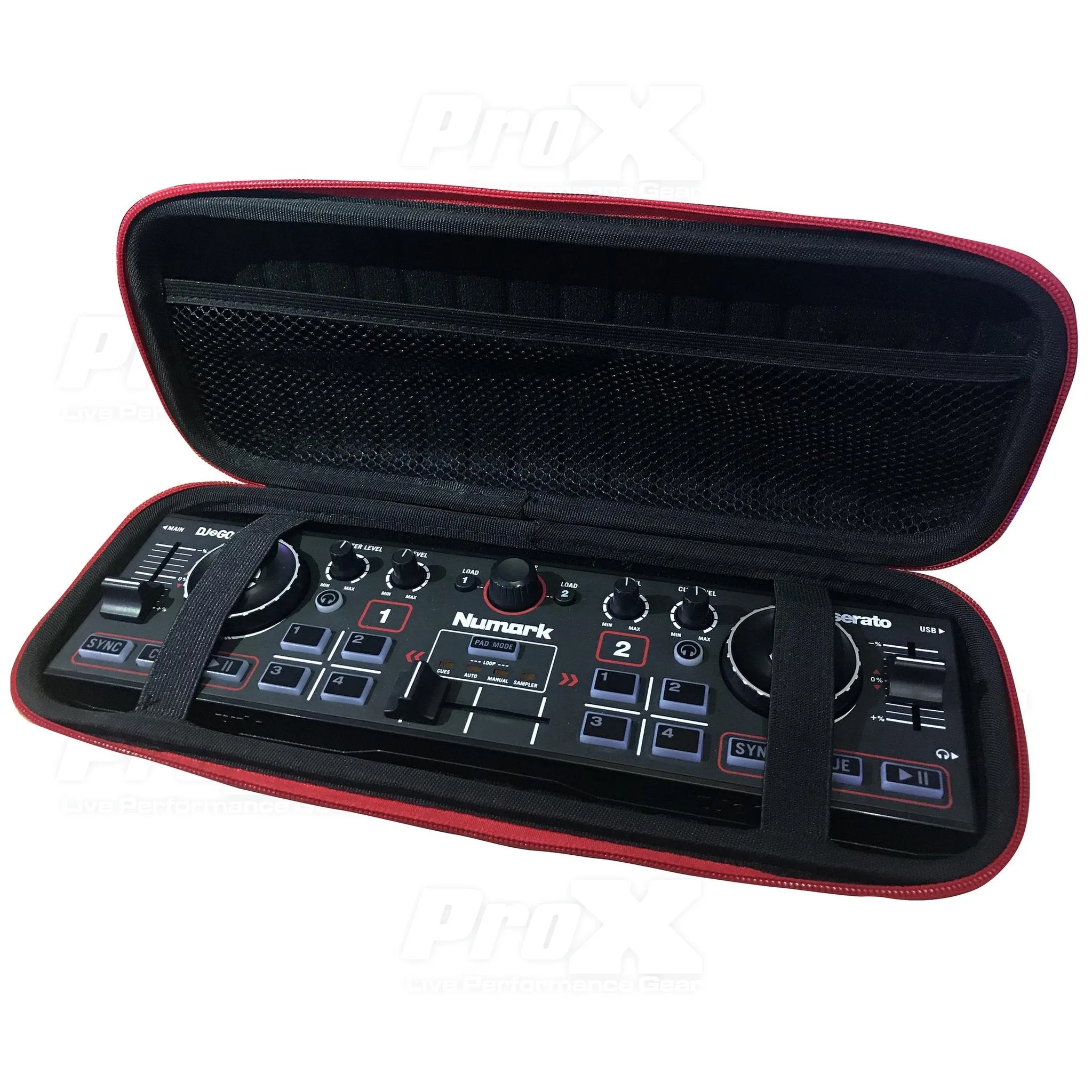 Numark DJ2GO2TOUCH Pocket DJ Controller and XB-DJ2GO2 Soft Case Bundle