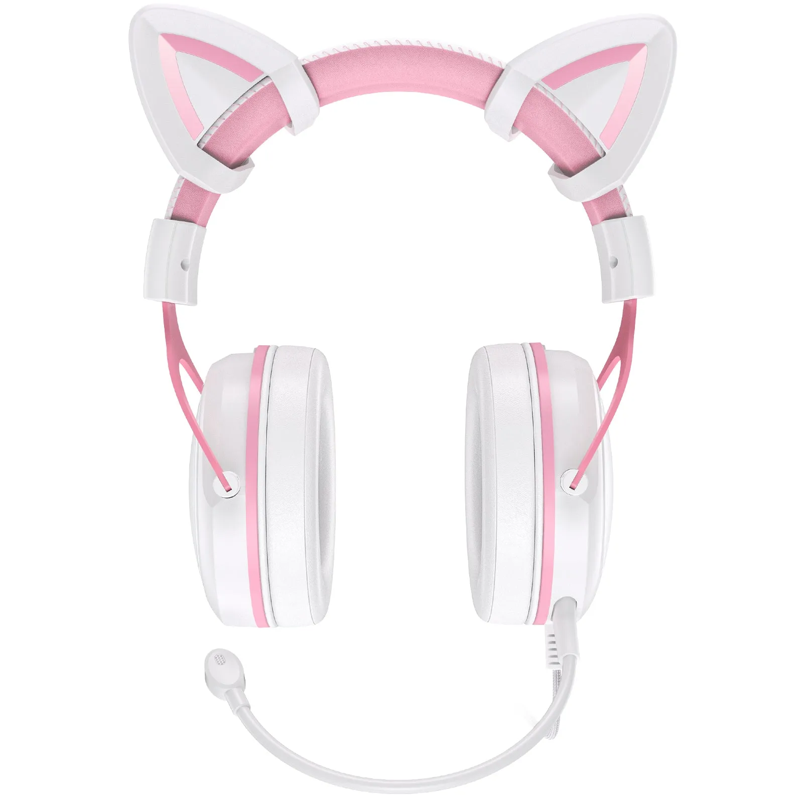 ONIKUMA X10 Pink Cat Ears Stereo Noise Cancellation Gaming Headset
