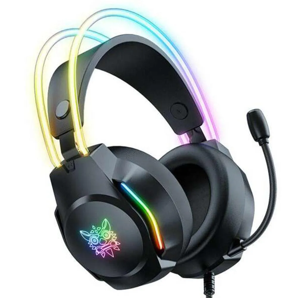 Onikuma X26 RGB Gaming Headset - Black