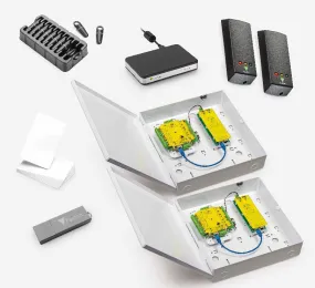 Paxton 682-920-US Net2 Plus starter kit for 2 doors, PoE  PSU