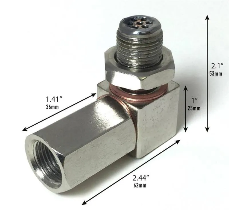 Prosport Cel Fix Oxygen Sensor - 90 Degree - Zinc Plated