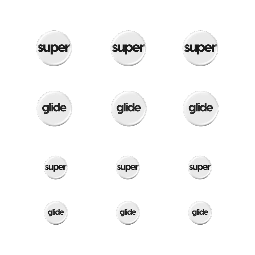 Pulsar Superglide 2 (Type-C) Universal Dots 6mm   9mm (12pcs)