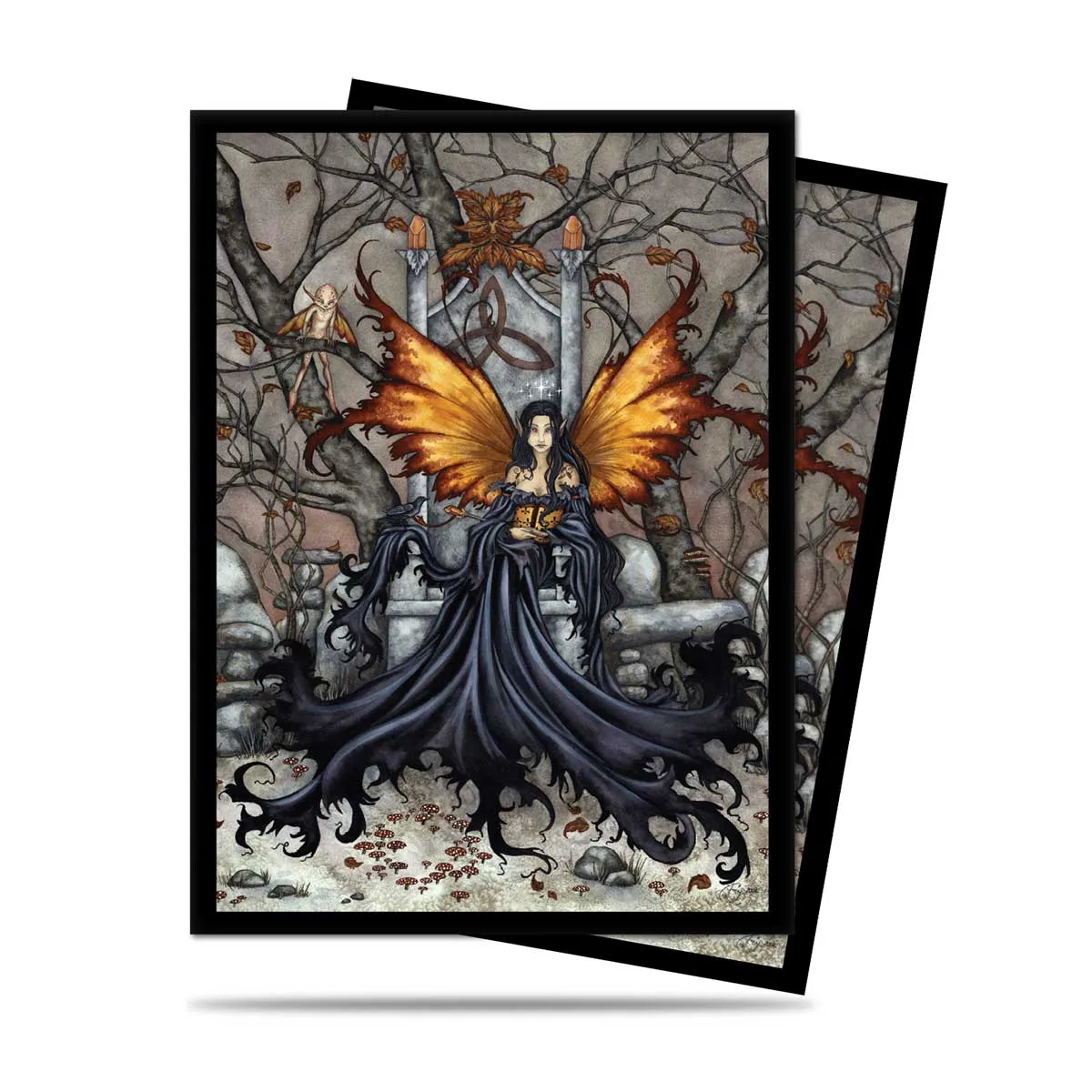 Queen Mab Standard Deck Protector Sleeves (100ct) by Amy Brown