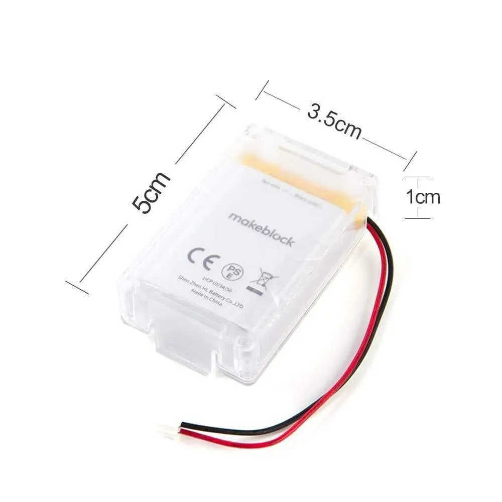 Rechargeable Li-polymer Battery for mBot Robot Kit