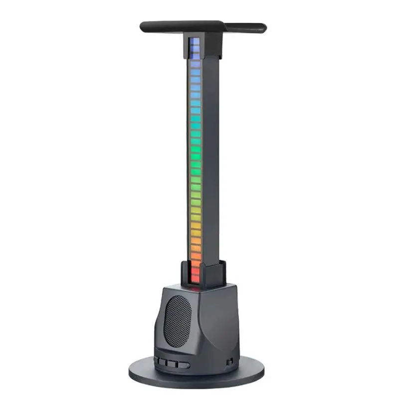 Rgb Gaming Headset Stand And A Speaker With A Pickup Lamp -Xf0800